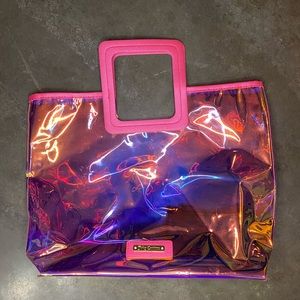 Juicy Couture Iridescent Tote Bag Pink like new
